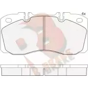 Тормозные колодки, дисковые, комплект R BRAKE 4389007 2912 2 RB1161 IP7PTB