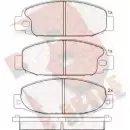 Тормозные колодки, дисковые, комплект R BRAKE RB1207 WQ5X5V 4389047 23J 28B