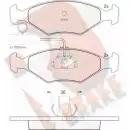 Тормозные колодки, дисковые, комплект R BRAKE 23218 2 1193 RB1226 Fiat Palio (178) 1 Хэтчбек 1.7 TD 71 л.с. 1997 – 2003