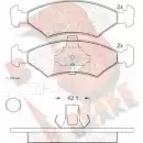 Тормозные колодки, дисковые, комплект R BRAKE RB1230 2064 0 Ford Fiesta 4 (DX, JA, JB) Хэтчбек 1.8 D 60 л.с. 1995 – 2000 23103