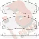 Тормозные колодки, дисковые, комплект R BRAKE RB1246 23 484 23485 4389095