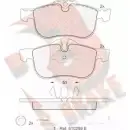 Тормозные колодки, дисковые, комплект R BRAKE 4389199 RB1335-203 23113 2311 2