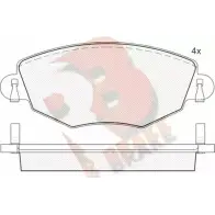Тормозные колодки, дисковые, комплект R BRAKE RB1380 2327 8 23279 4389252