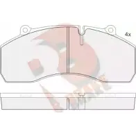 Тормозные колодки, дисковые, комплект R BRAKE RB1423 D1441-8577 Mitsubishi Pajero 2 (V3, V2, V4) Внедорожник 2.4 (V21W. V21C) 112 л.с. 1991 – 1999 29 120