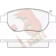 Тормозные колодки, дисковые, комплект R BRAKE 4389318 RB1429 2 3600 D1541-8749