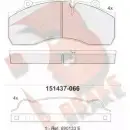 Тормозные колодки, дисковые, комплект R BRAKE 29176 RB1437 Mitsubishi Pajero 2 (V3, V2, V4) Внедорожник 2.4 (V21W. V21C) 112 л.с. 1991 – 1999 291 43