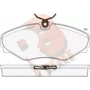 Тормозные колодки, дисковые, комплект R BRAKE 2 4971 4389350 2EMPTN RB1449
