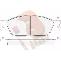 Тормозные колодки, дисковые, комплект R BRAKE RB1545 Jaguar XJ (X350) 5 Седан D933-7836 23 470