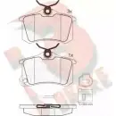 Тормозные колодки, дисковые, комплект R BRAKE 4389477 20 960 RB1593 23390