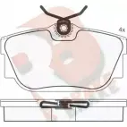 Тормозные колодки, дисковые, комплект R BRAKE RB1613 23224 Volkswagen Transporter (T4) 4 Автобус 2.4 D Syncro 78 л.с. 1992 – 1998 2 3223
