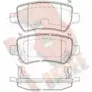 Тормозные колодки, дисковые, комплект R BRAKE 23416 Opel Astra (H) 3 Седан 1.8 (L69) 07 140 л.с. 2007 – 2012 2 3415 RB1622