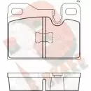 Тормозные колодки, дисковые, комплект R BRAKE RB1624 4389523 20505 2 0482