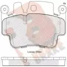 Тормозные колодки, дисковые, комплект R BRAKE D917-7798 Porsche Carrera (980) 1 2003 – 2006 233 29 RB1627