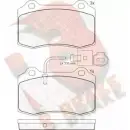 Тормозные колодки, дисковые, комплект R BRAKE 4389535 2138 1 RB1636 24143