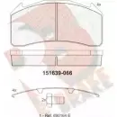 Тормозные колодки, дисковые, комплект R BRAKE K7XDLU Ford Focus 3 (CB8) Хэтчбек 2.0 TDCi 115 л.с. 2010 – 2025 2 9136 RB1639-066