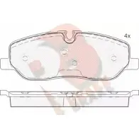 Тормозные колодки, комплект, дисковый тормоз