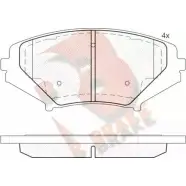 Тормозные колодки, дисковые, комплект R BRAKE 240 42 RB1670 4389587 D1009-7913