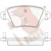 Тормозные колодки, дисковые, комплект R BRAKE Renault Kangoo (FC) 1 Фургон 1.6 16V 4x4 (FC0L. FC0P. FC0S) 95 л.с. 2001 – 2025 QA66TIL 2355 7 RB1682