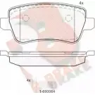 Тормозные колодки, дисковые, комплект R BRAKE RB1763 24 348 4389700 PO9SF7
