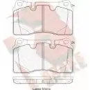 Тормозные колодки, дисковые, комплект R BRAKE 2020 1 20217 RB1790 4389728