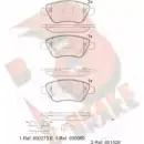 Тормозные колодки, дисковые, комплект R BRAKE 4389752 23982 2 3707 RB1810-203