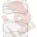 Тормозные колодки, дисковые, комплект R BRAKE 24687 24 162 4389844 RB1879
