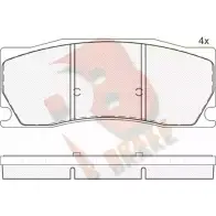 Тормозные колодки, дисковые, комплект R BRAKE 248 50 D1355-8464 RB2016 4390003