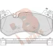 Тормозные колодки, дисковые, комплект R BRAKE RB2079-204 24 455 4390073 D1291-8408