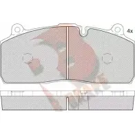 Тормозные колодки, дисковые, комплект R BRAKE 292 74 RB2150 4390164 29294