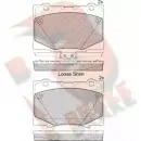 Тормозные колодки, дисковые, комплект R BRAKE RB2184 25118 4390205 251 17