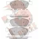 Тормозные колодки, дисковые, комплект R BRAKE 22243 4390274 22 242 RB2250