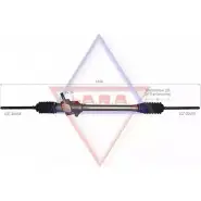 Рулевая рейка LA.R.A. 350001 2J80RG 2 QGSZTT 4391063