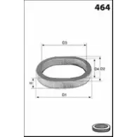 Воздушный фильтр LUCAS FILTERS 5C ATDGP MHYT3 LFAF356 4401185