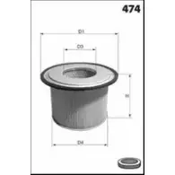 Воздушный фильтр LUCAS FILTERS 4401194 LFAF365 7 AJT2FI AAIW7