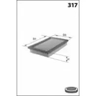 Воздушный фильтр LUCAS FILTERS KJ3LZG 4401231 ILO 46T LFAF402