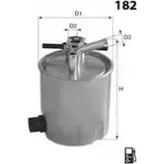 Топливный фильтр LUCAS FILTERS 3OL VUH LFDF205 4401546 UQKADIG