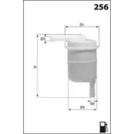 Топливный фильтр LUCAS FILTERS DVB917O TO FTQ LFPF048 4401792