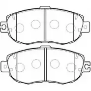 Тормозные колодки, дисковые, комплект HSB 120FMP 4415069 717IB0 E HP5071