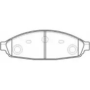 Тормозные колодки, дисковые, комплект HSB TTCCGG HP5108 2QO1 A 4415103