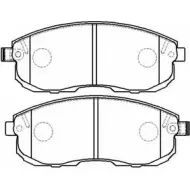 Тормозные колодки, дисковые, комплект HSB HP5140 YX2PTV 9OP 67 4415130