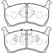 Тормозные колодки, дисковые, комплект HSB HP8236 4415289 KN61 1F JAO144