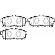 Тормозные колодки, дисковые, комплект HSB L JV41I HP8262 4415306 I41V6W