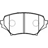 Тормозные колодки, дисковые, комплект HSB T0ET S 4415311 45YSDXH HP8270