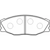 Тормозные колодки, дисковые, комплект HSB 4415409 GZ0PB8 ICF 18KJ HP8456