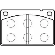 Тормозные колодки, дисковые, комплект HSB HP8551 3VVU6OR 2SS KNSW 4415455