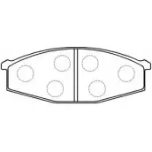 Тормозные колодки, дисковые, комплект HSB E4TCZ HP9020 4415471 D 0LUXG