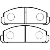 Тормозные колодки, дисковые, комплект HSB 77P TIC HP9168 BZFM4 4415531