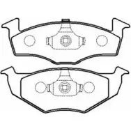 Тормозные колодки, дисковые, комплект HSB HP9465 4415606 NGCAR FD 62AQVWW