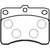 Тормозные колодки, дисковые, комплект HSB KFTACIA 4415644 2 JWUKG0 HP9755