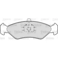 Тормозные колодки, дисковые, комплект VALEO 540807 8WEJO7 Ford Fiesta 4 (DX, JA, JB) Хэтчбек 1.0 i 52 л.с. 1997 – 1999 KP 06X